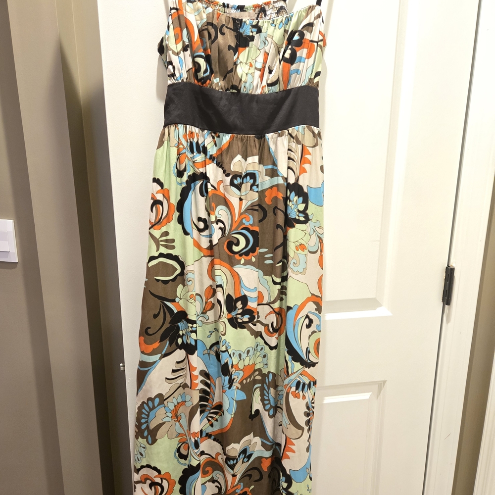 Floral Multicolor Maxi Dress